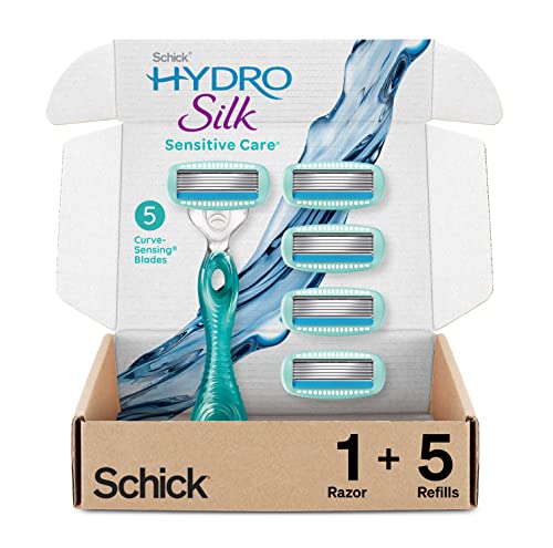 5 Moisturizing Razor Blade Refills with Shower Hanger, 6 Count A713