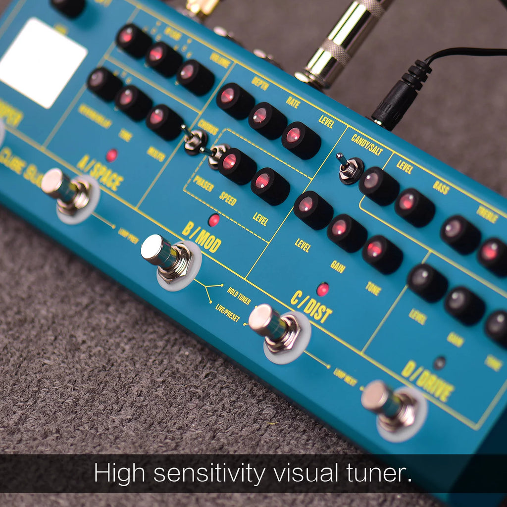 Combined Effects Pedal with Built-in Tuner T480943