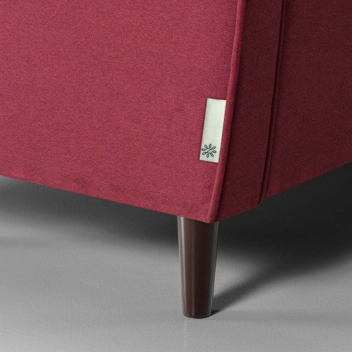 Ruby Red Fabric Sofa Couch P57909
