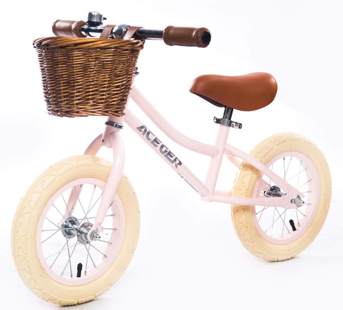 Balance Bike for Kids with Basket (Purple) H89258