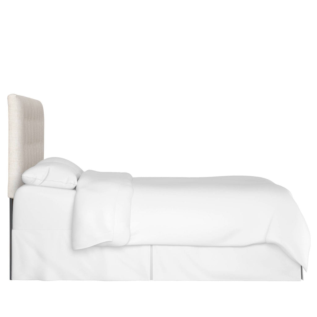 California King Linen Button Headboard J30766