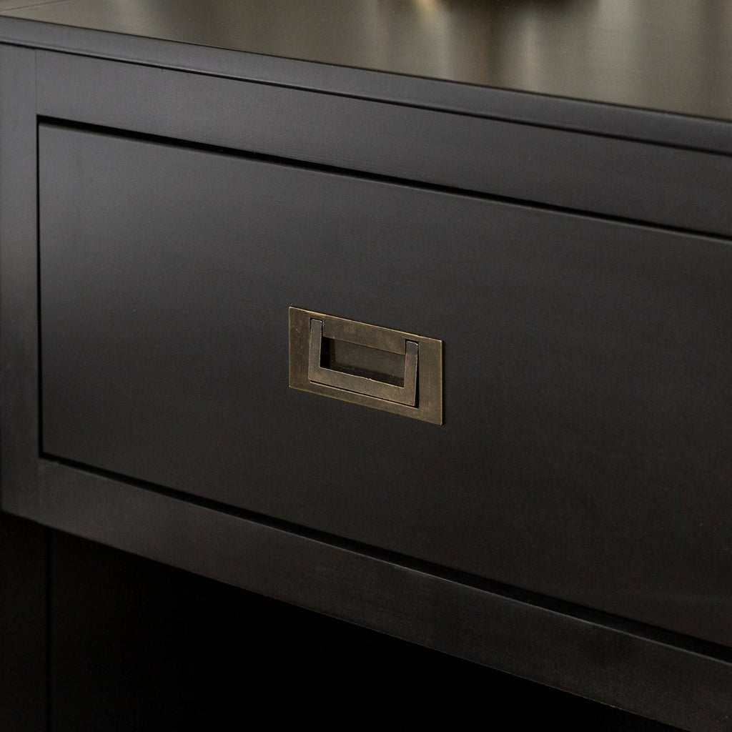 Walnut 1-Drawer Nightstand T1369