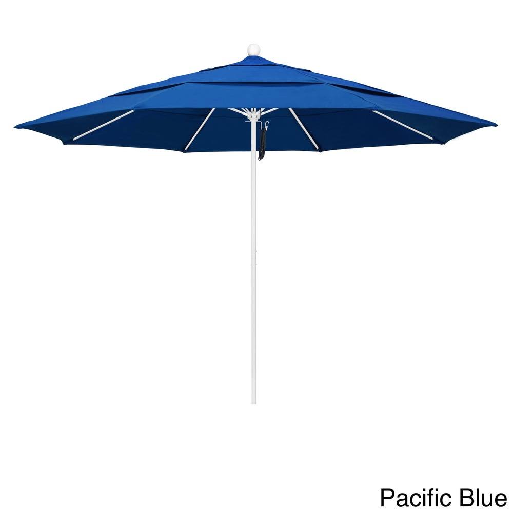 11 ft. Fiberglass White Market Umbrella D10492