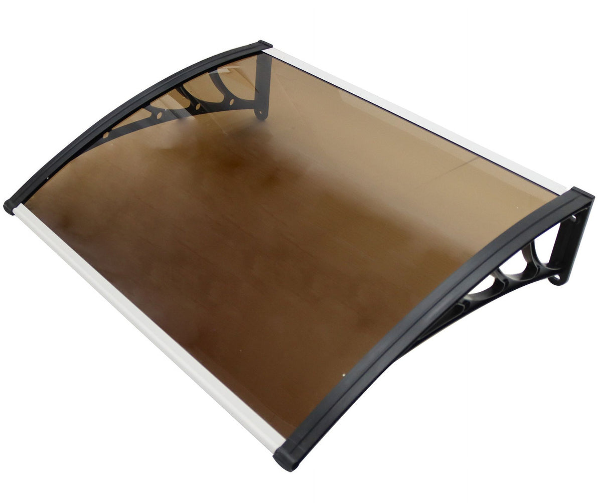 30"*40" Polycarbonate Awning Dark Brown M47658