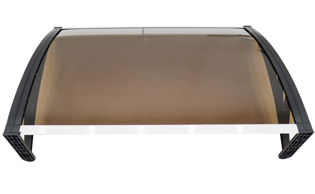 30"*40" Polycarbonate Awning Dark Brown M47658