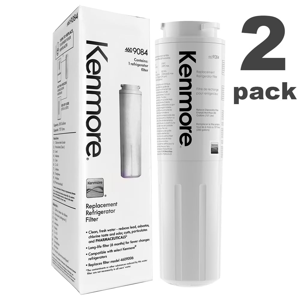 2 Packs Refrigerator Water Filter Cartridge Z331120
