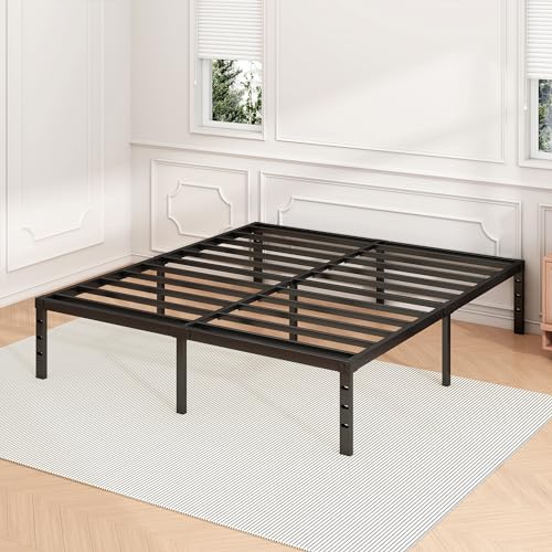 14 Inch Twin Size Metal Platform Bed Frame with Under Bed Storage L501828