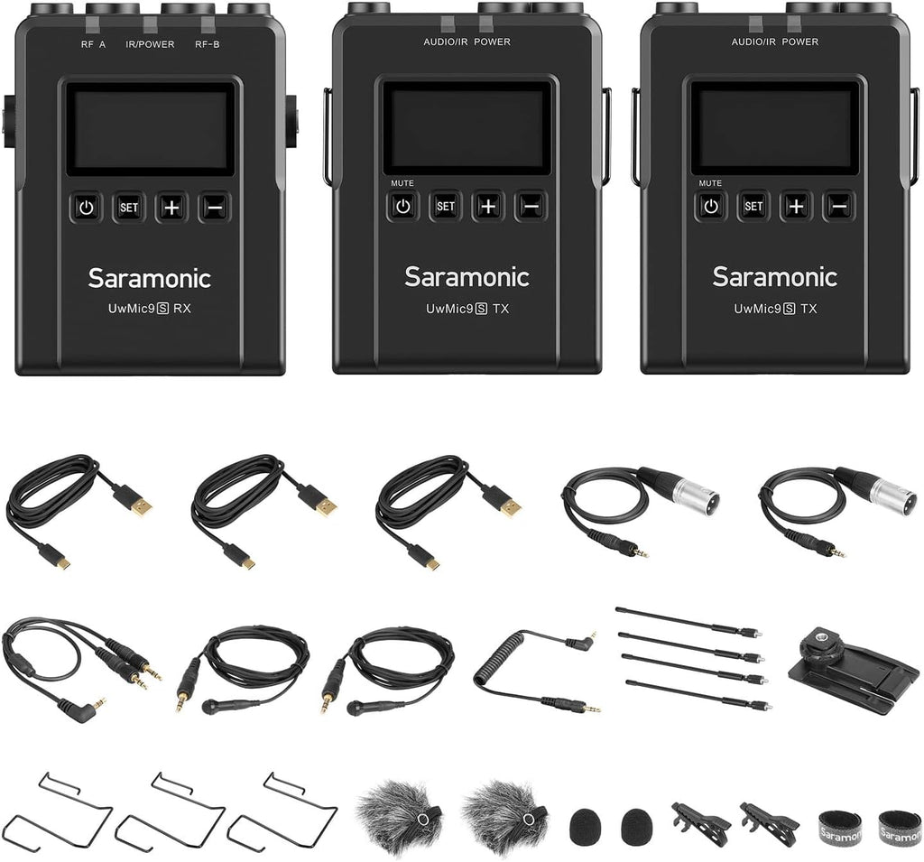 UHF Wireless Microphone System 2 Transmitters 1 Receiver G7036