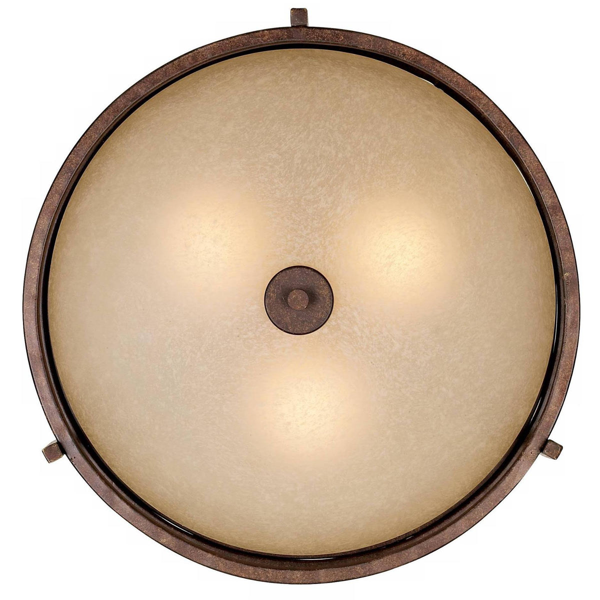 18x22 Wide Scavo Glass Ceiling Light V100