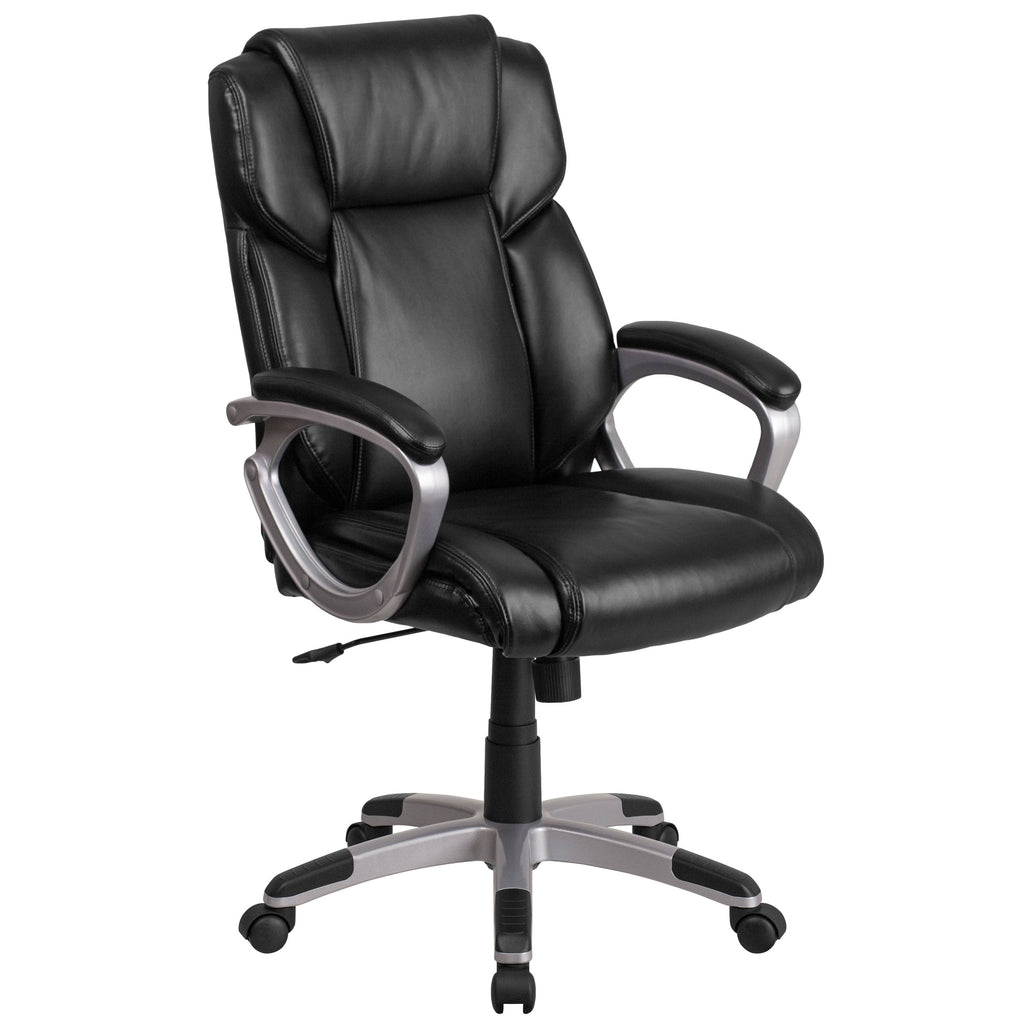 Black LeatherSoft Executive Swivel Office Chair R5921