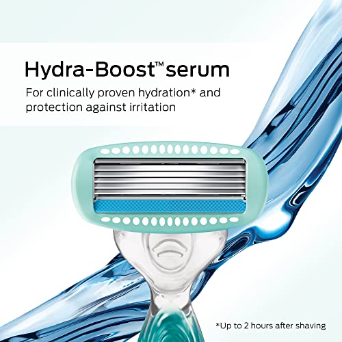 5 Moisturizing Razor Blade Refills with Shower Hanger, 6 Count A713