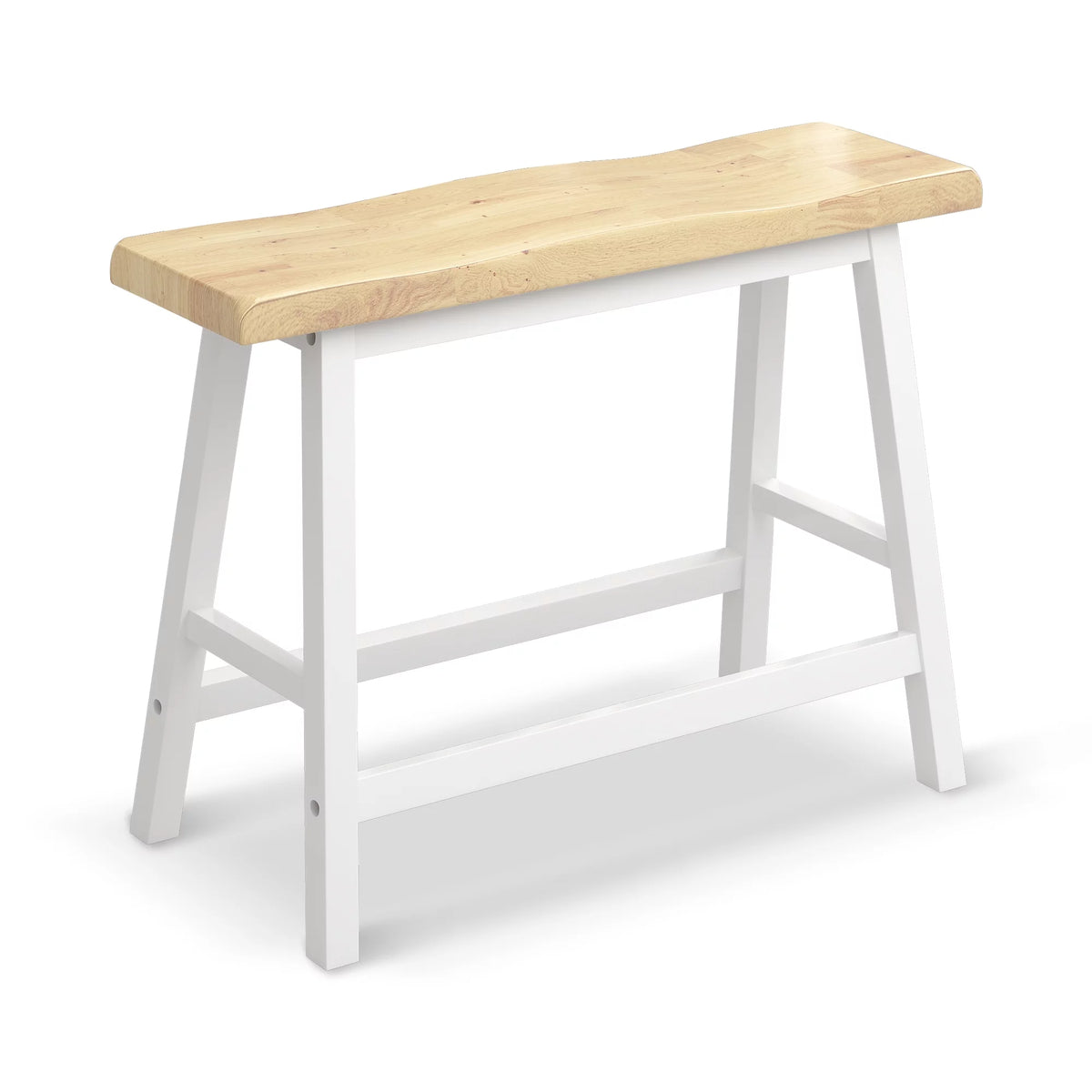 42" 4-Piece Wood Dining Table Set with Bench and 2 Stools M672478