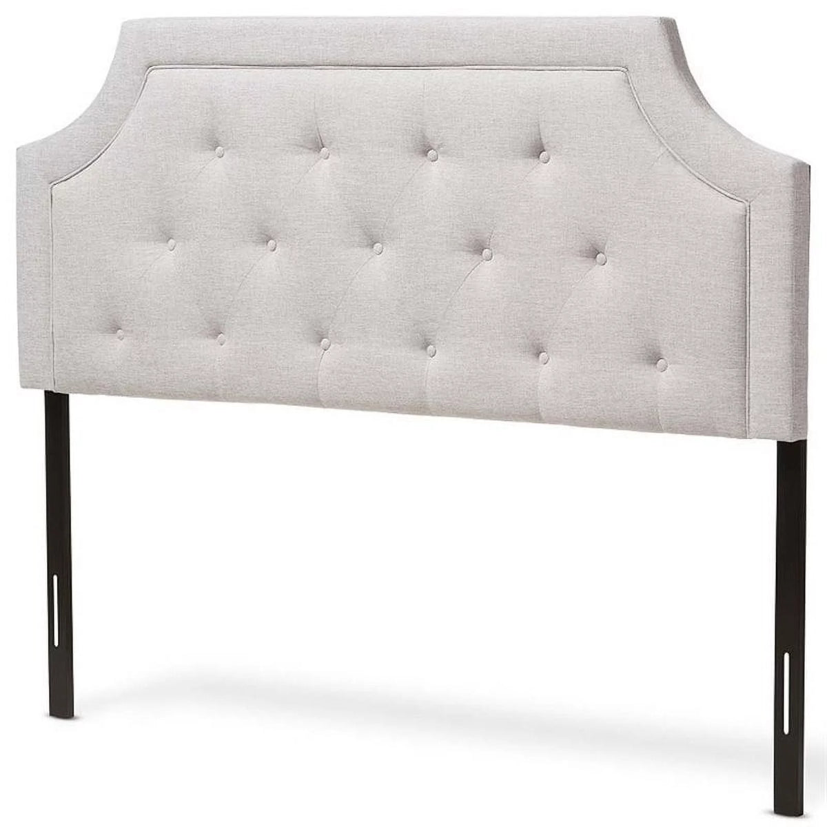 Tufted King Headboard in Grayish Beige B668333