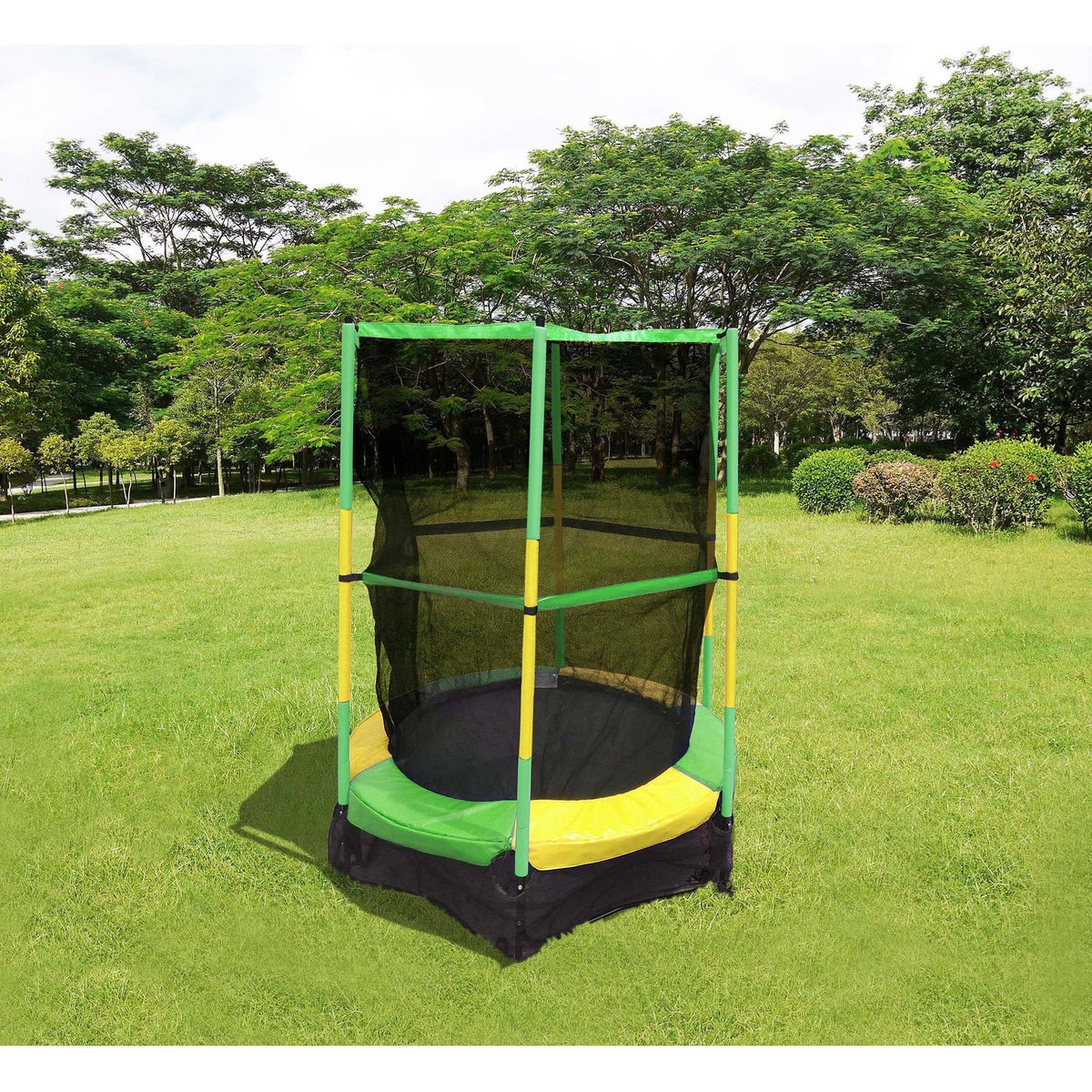 55-Inch Trampoline with Safety Enclosure M63590
