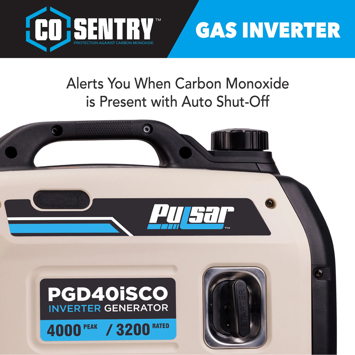 4000-Watt Super Quiet Gas Powered Inverter Generator E936142