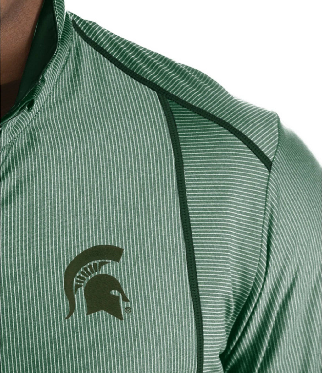 Michigan State Black Half-Zip Pullover N544