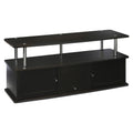 Espresso TV Stand with 3 Cabinets D669975
