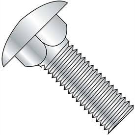 Qty 2 Carriage Bolt, 1/2-13 x 1-1/4x22, Round Head, Steel, Zinc, Grade 5, Pkg of 50 S3509