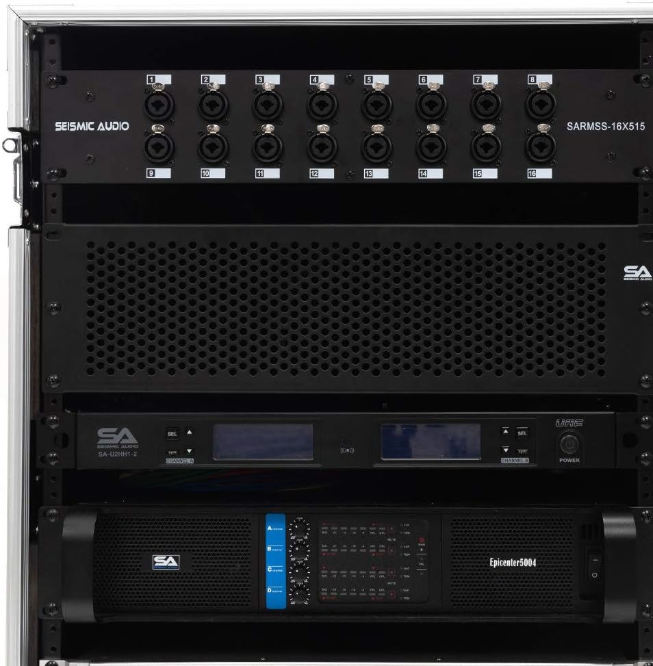 10 Space Pro Audio DJ Road Rack Case with Casters T7051