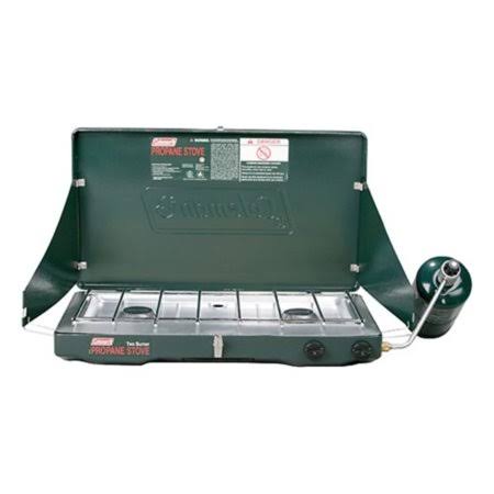 2 Burner Classic Stove Green B782