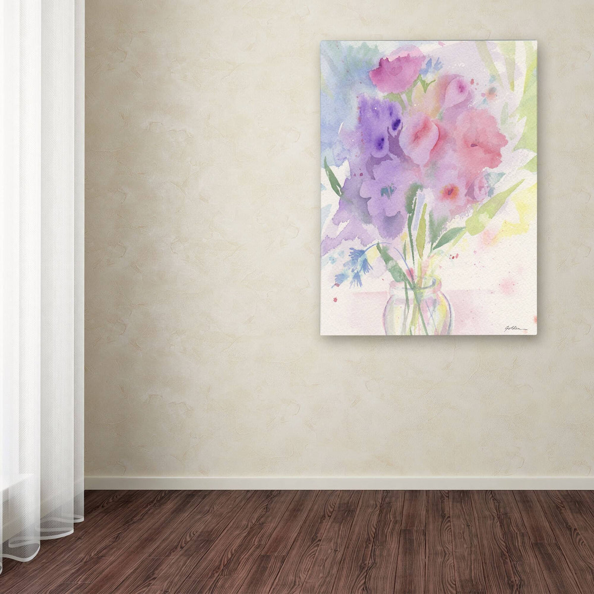 Pink and Purple Expression Canvas Art W79257