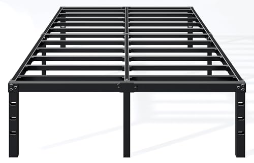 14 Inch Twin Size Metal Platform Bed Frame with Under Bed Storage L501828