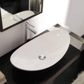 White Ceramic Vessel Bathroom Sink R137875