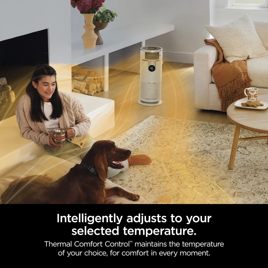 3-in-1 Air Purifier, Heater & Fan, HEPA Filter, White L218538
