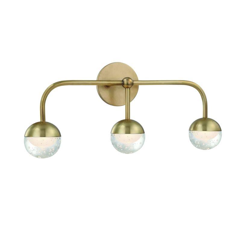 Aged Brass LED Bath Light D81995