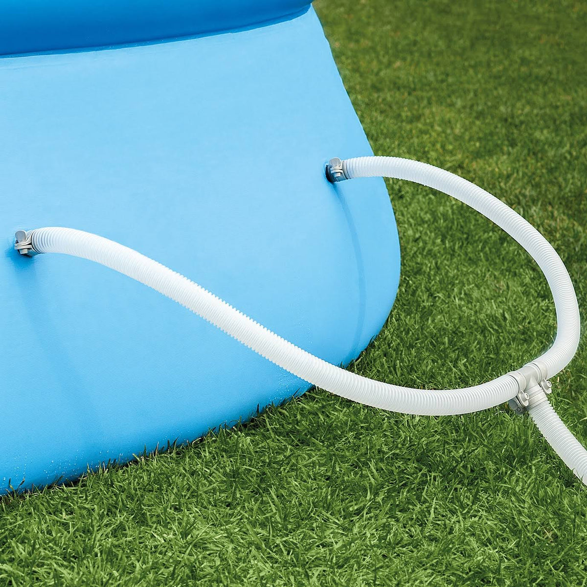 8 ft Pool with Filter Pump and Pool Cover E318448