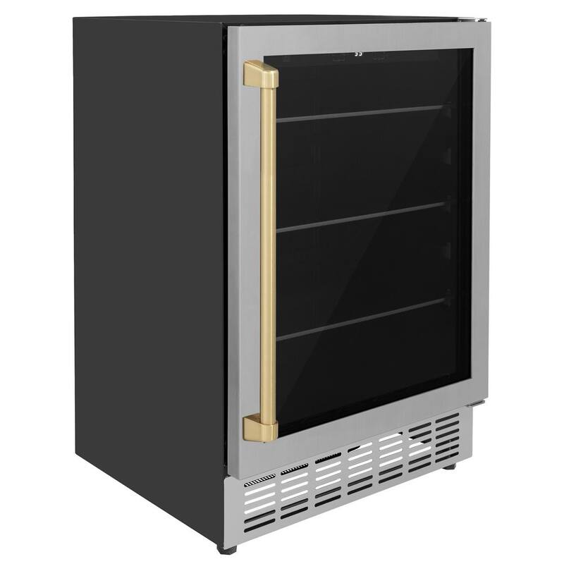 24 in. Single Zone 154-Can Stainless Steel Beverage Fridge C2481
