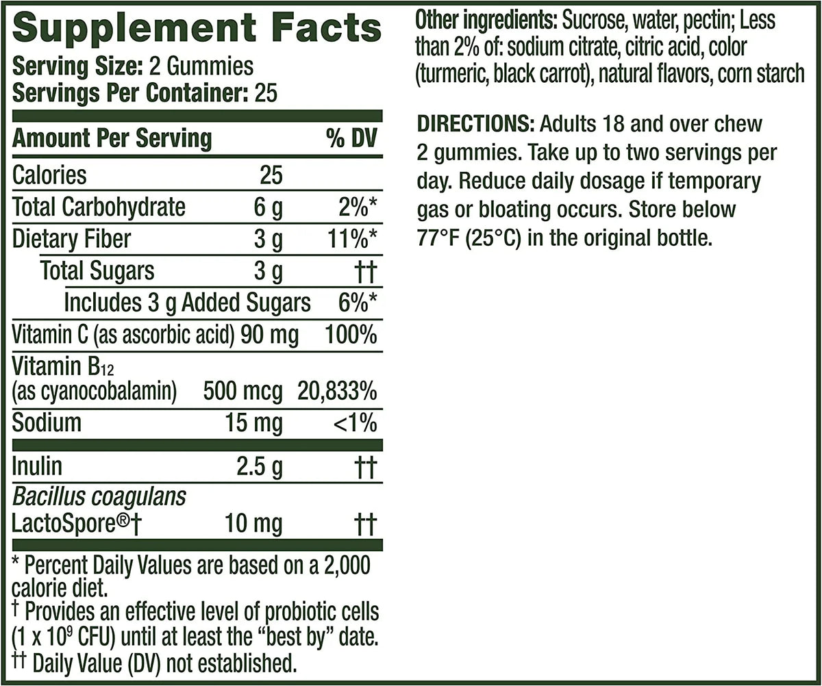 Probiotic Gummies, Citrus Flavor, 50 Gummies C695
