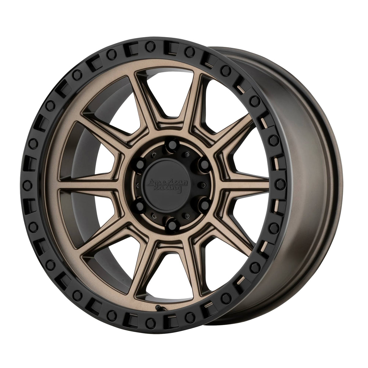 18x9 Matte Bronze Wheel E381