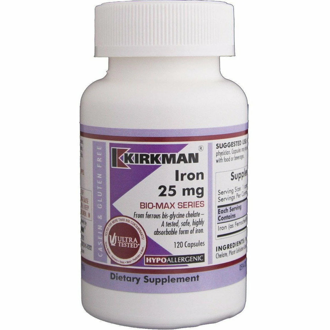 Iron 25mg 120 Capsules I21218