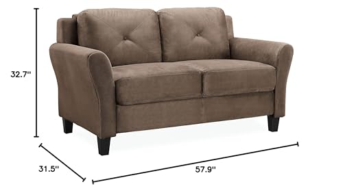 Dark Grey Loveseat Q249