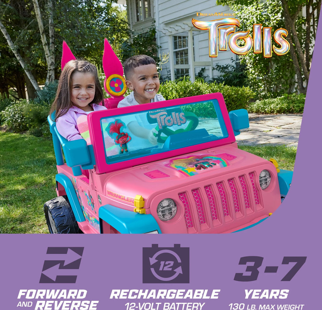 Jeep Wrangler Ride-On Toy Vehicle With Sounds P2449