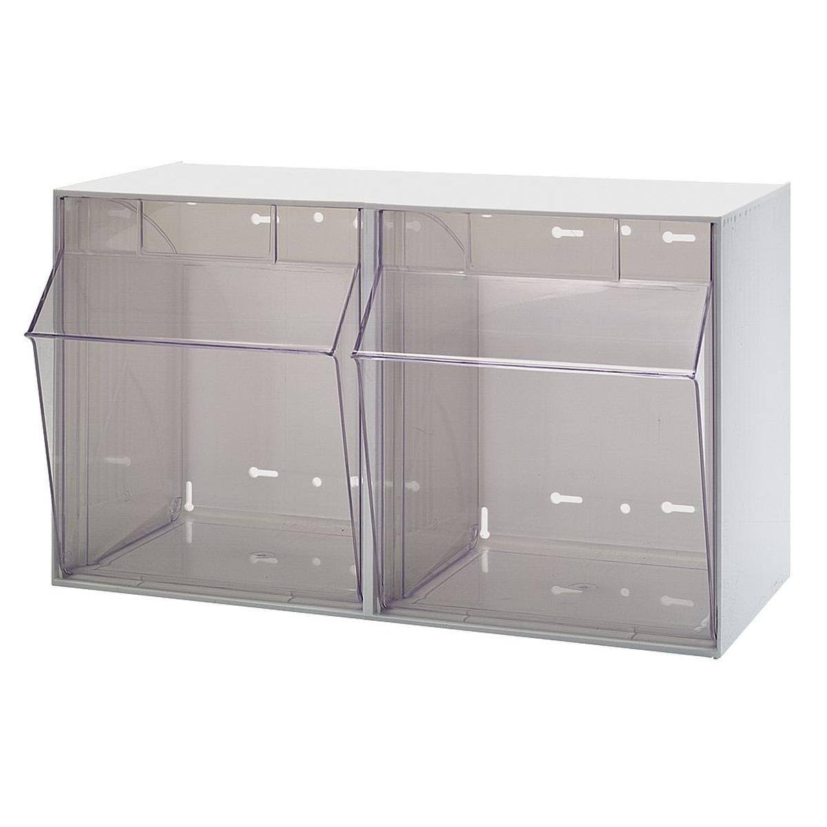 White 2 Tip Out Bin Unit J893794