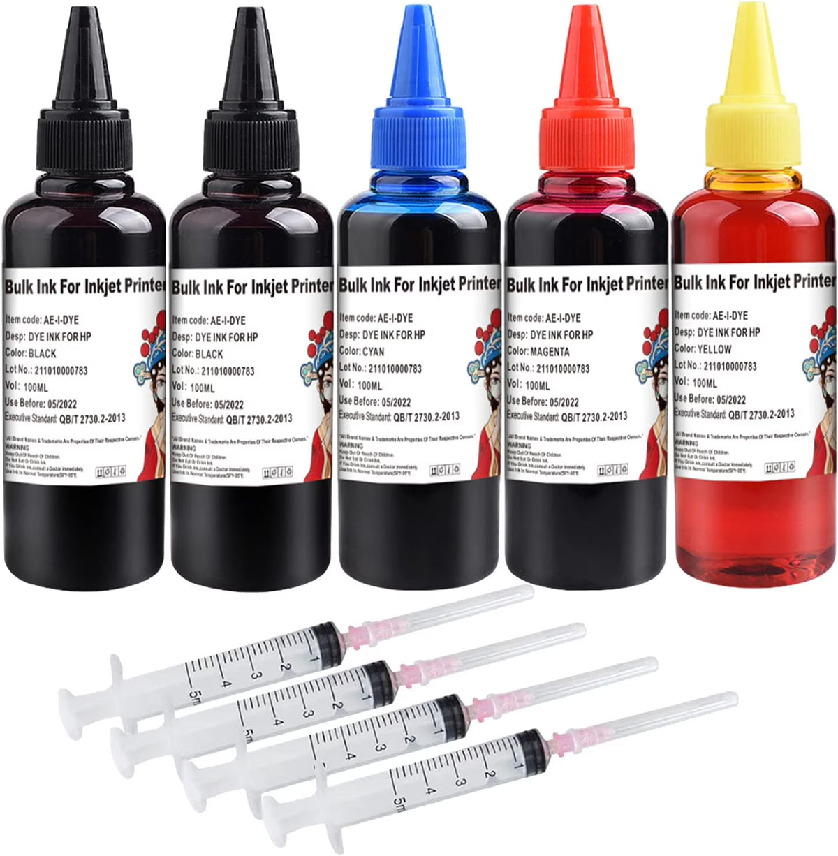 5x100ml Ink Refill Kit E44284