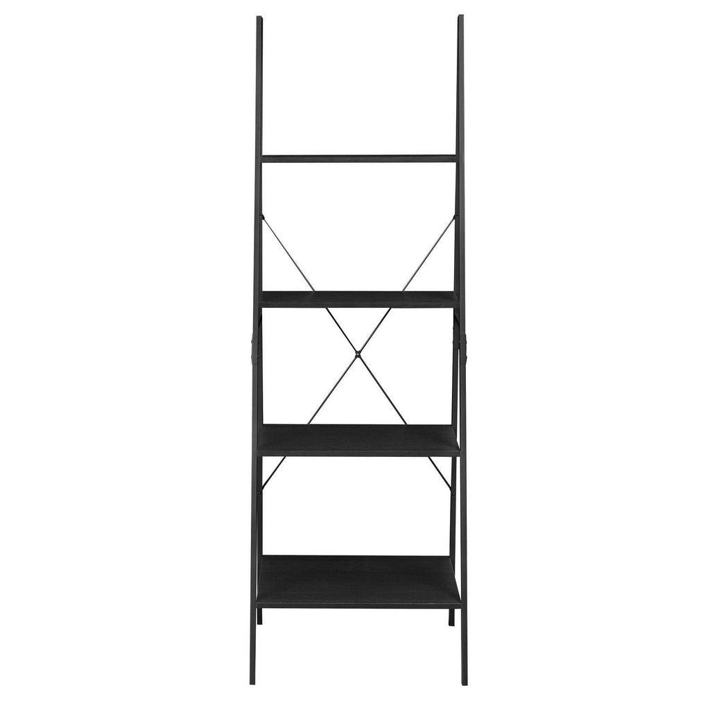 72x22 Ladder Bookcase Black E160