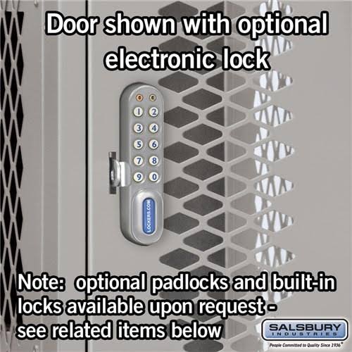 12-in Wide Four Tier Vented Metal Locker C65657