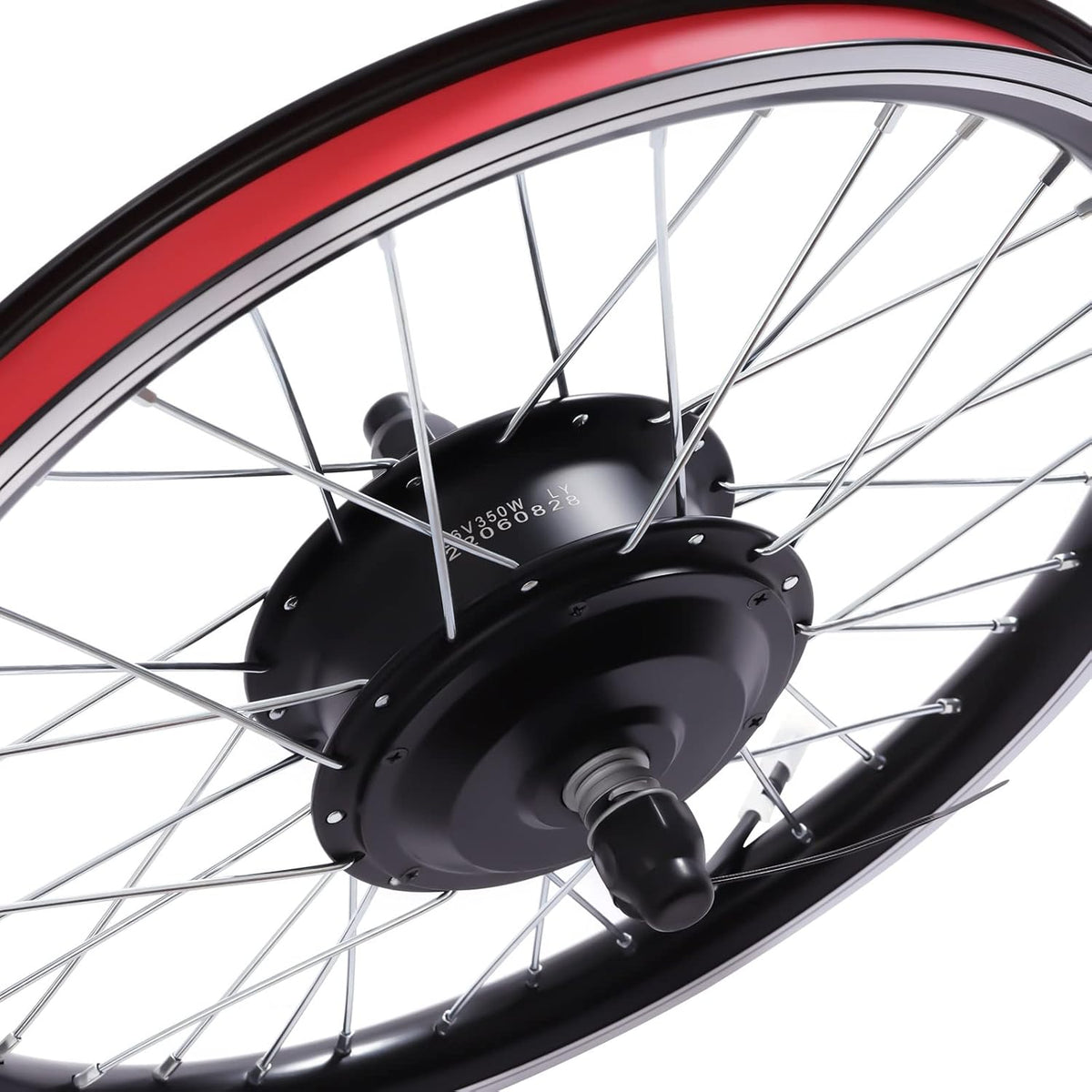 36V 350W Front Wheel Hub Motor Electric Bike Conversion Kit with LCD Display S4355