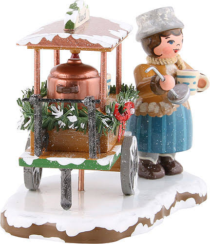 Winter Children Glogg Cart (8cm/3.1 inch) L9886