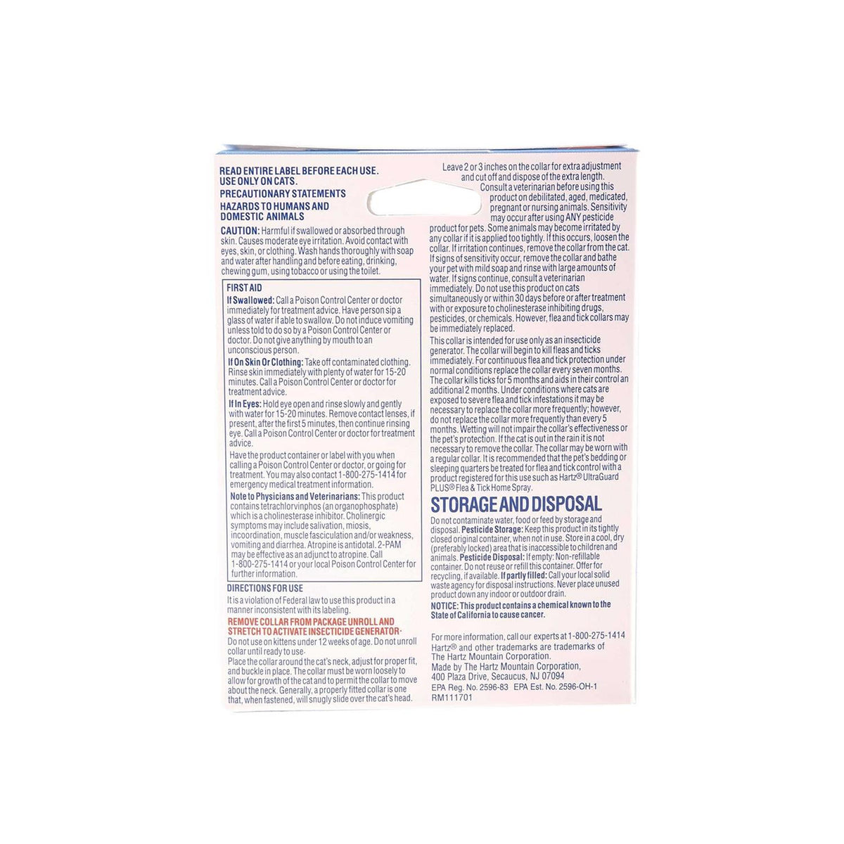 Flea & Tick Collar for Cats & Kittens S28006