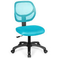 Purple Blue Low-Back Desk Chair with Swivel Casters R2317