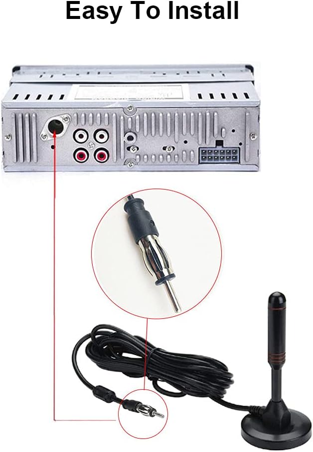 16ft Magnetic Am Fm Car Antenna with Magnetic Base S287