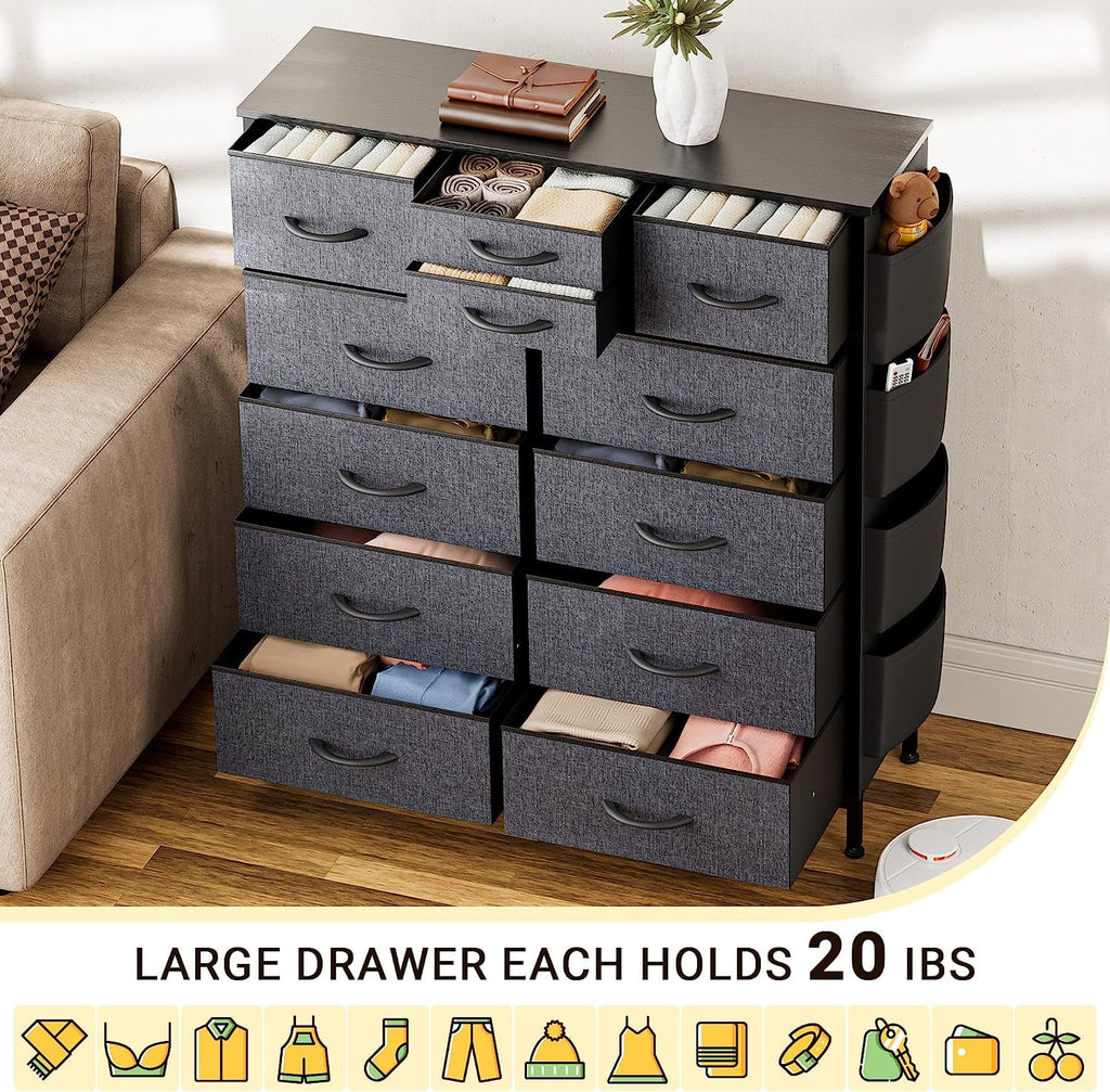 Rustic Brown 12 Drawer Dresser W500200