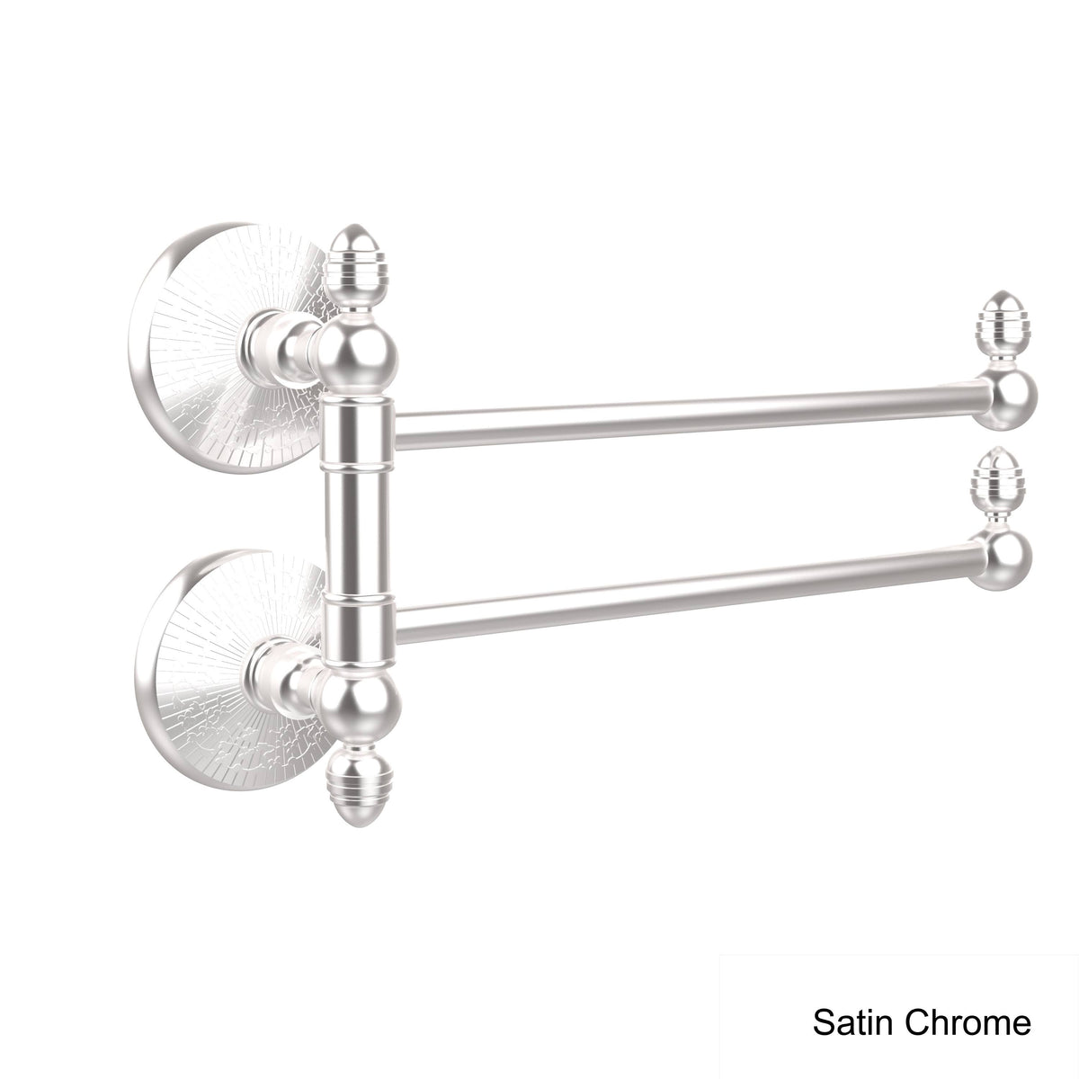 Brushed Bronze 2 Swing Arm Towel Rail D1203