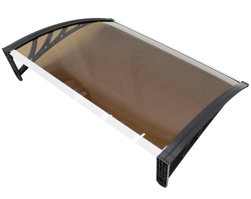30"*40" Polycarbonate Awning Dark Brown M47658