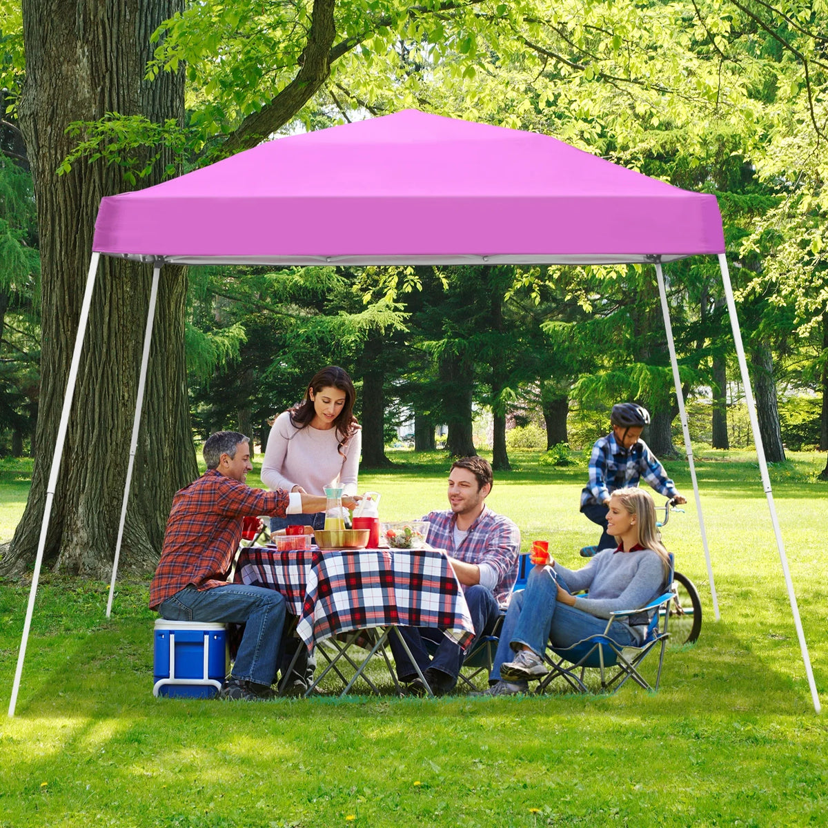 10'x10' Pop Up Canopy Tent with Carrying Bag T945