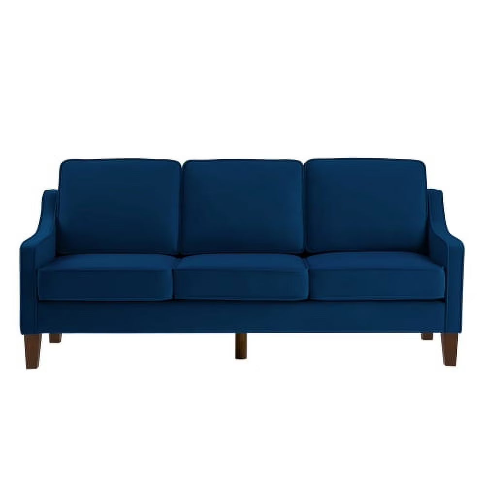 3 Piece Sofa Couch with Scooped Armrest W42887